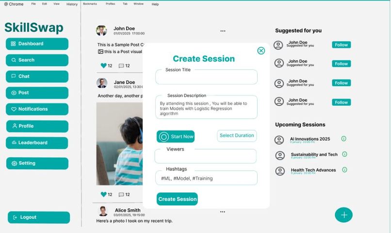 AI Powered Skill-Swap Network – screenshot 8