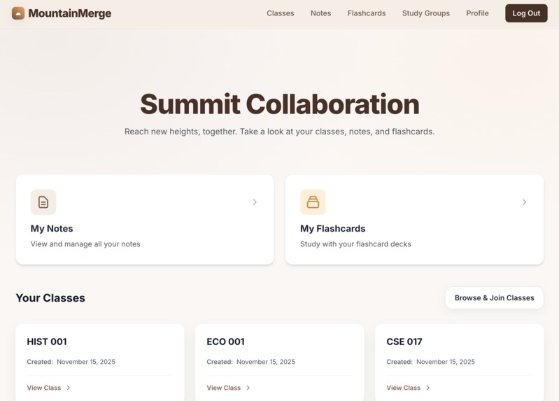 Mountain Merge (Group 4) – screenshot 1
