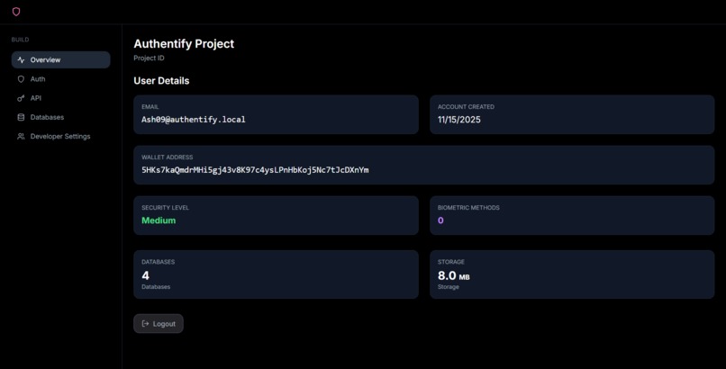 Authentify – screenshot 3