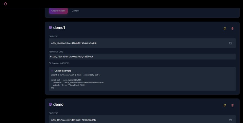 Authentify – screenshot 5