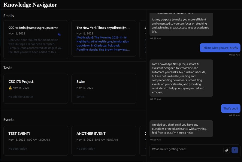 Knowledge Navigator – screenshot 1