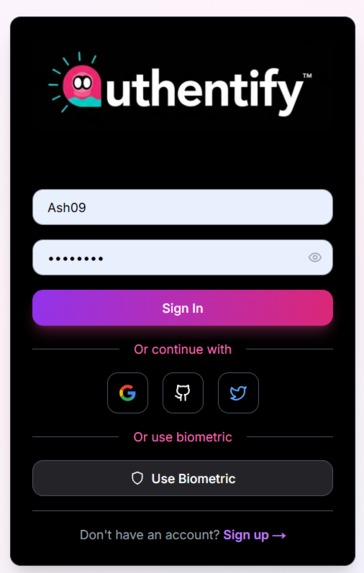 Authentify – screenshot 10