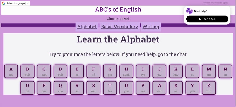ABC's of English – screenshot 1