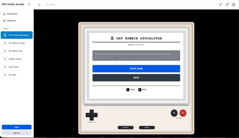 SATistics – screenshot 2