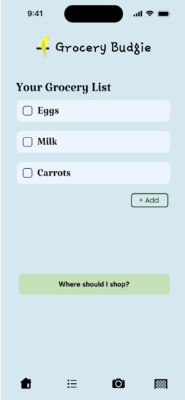 Grocery Budgie – screenshot 2