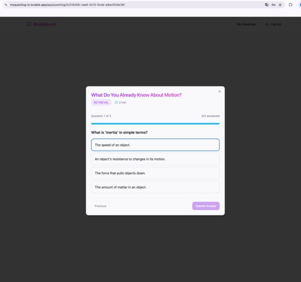 StudyQuest – Stop cramming. Start questing. – screenshot 5