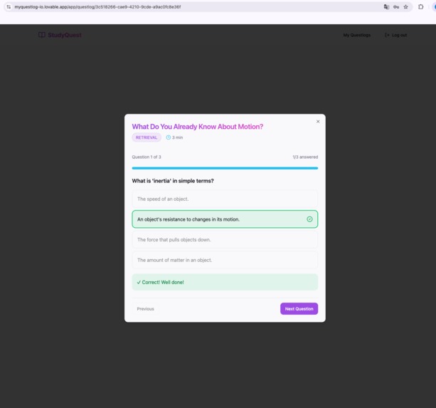 StudyQuest – Stop cramming. Start questing. – screenshot 6