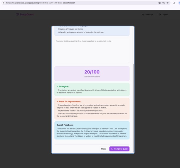 StudyQuest – Stop cramming. Start questing. – screenshot 8