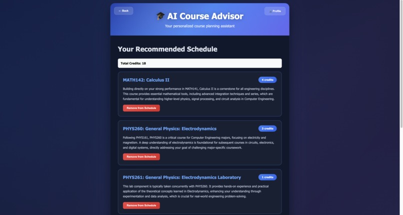 AI Course Advisor – screenshot 7
