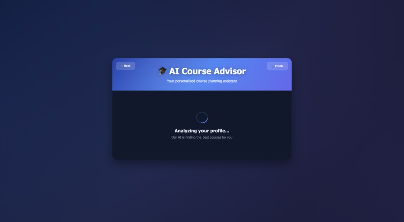 AI Course Advisor – screenshot 6