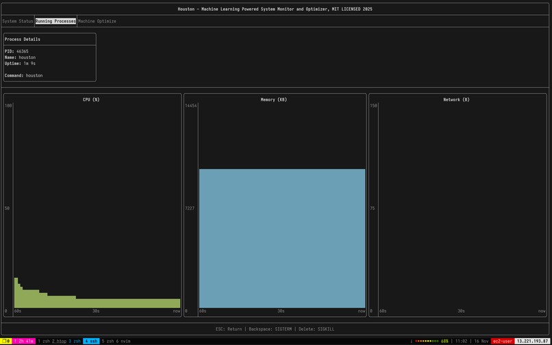 Houston: TUI Task Manager – screenshot 5
