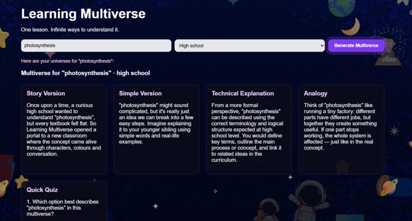 LearningMultiverse – screenshot 3