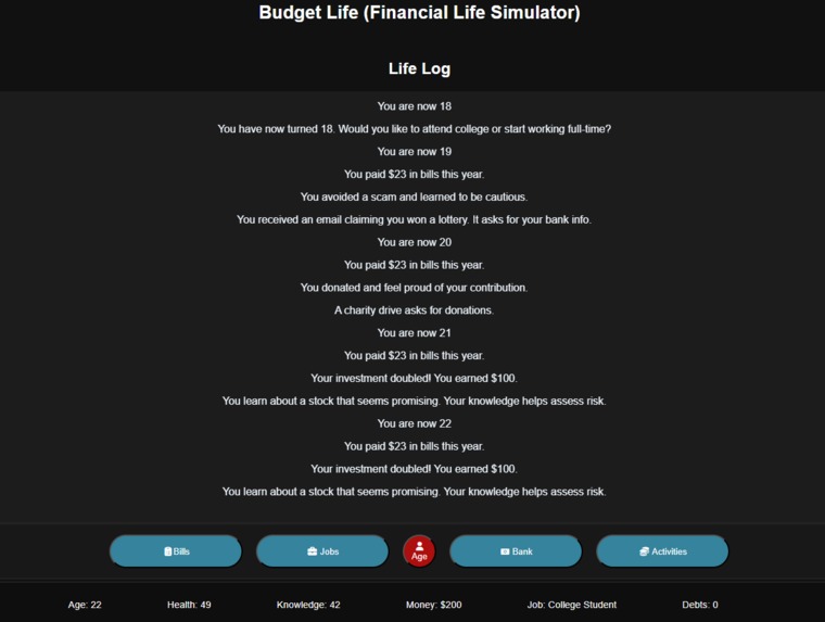 Budget Life – screenshot 2