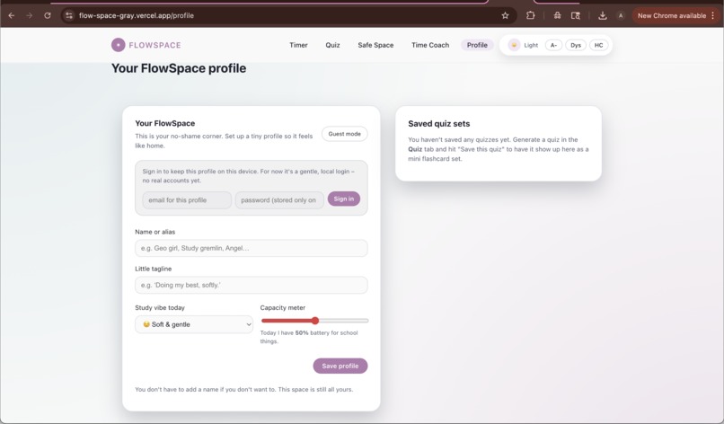 FlowSpace – screenshot 2