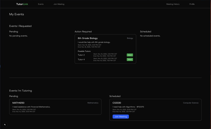 TutorLink – screenshot 4