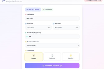 Travel Genie - AI-Powered Trip Planner