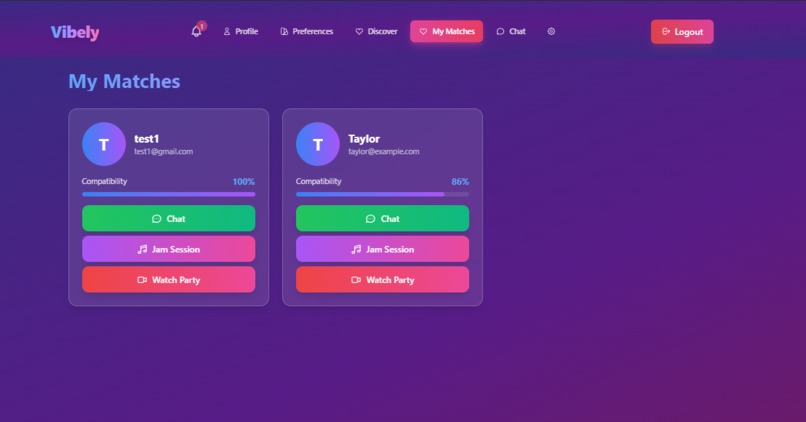 Vibely - connect through your shared passion – screenshot 7