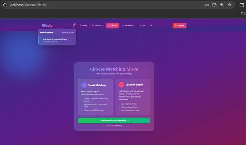Vibely - connect through your shared passion – screenshot 6