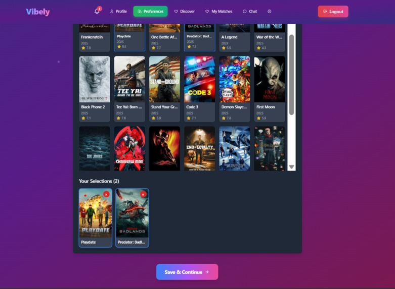 Vibely - connect through your shared passion – screenshot 5