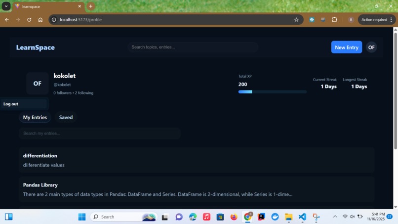 LearnSpace – screenshot 5