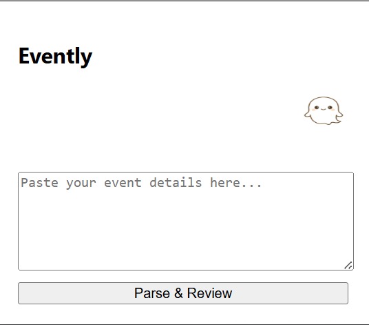 Evently – screenshot 1