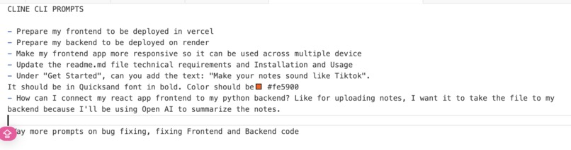 Tiktokify My Notes – screenshot 1