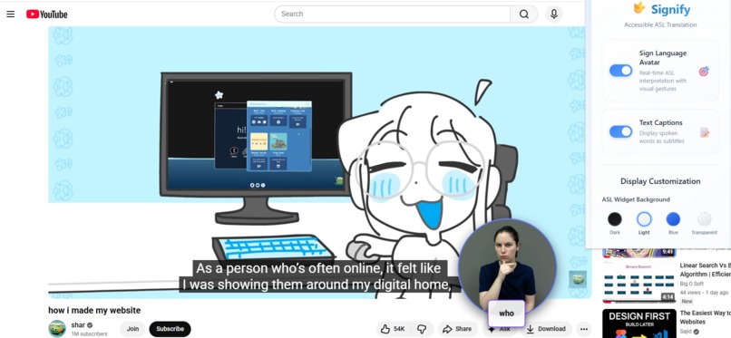 Signify – screenshot 1