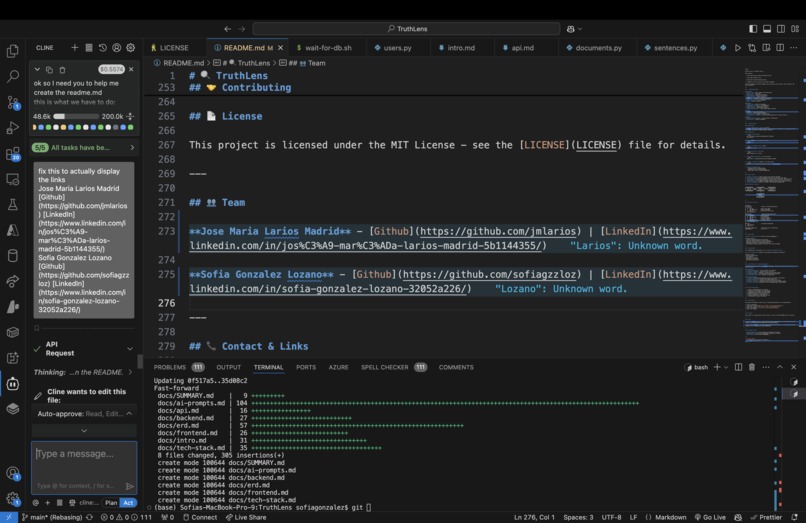 TruthLens – screenshot 2