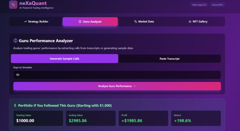 neXaQuant – screenshot 6