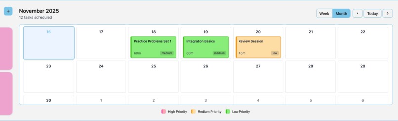 Perpetually Learning Scheduling System (PLSS) – screenshot 5