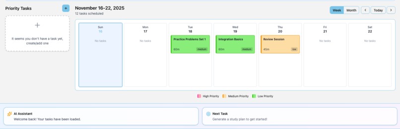 Perpetually Learning Scheduling System (PLSS) – screenshot 6