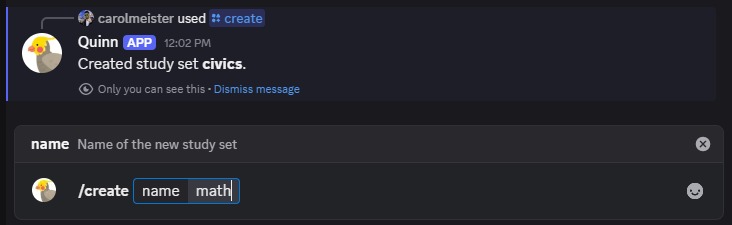 Quinn Quiz Bot – screenshot 3