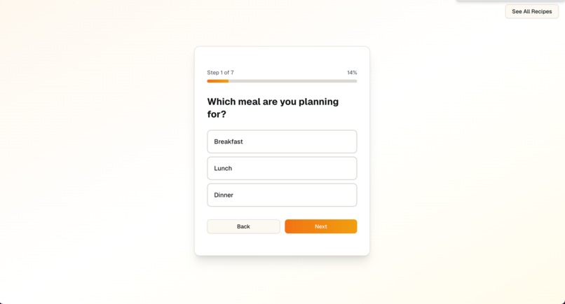 MealMatchr – screenshot 2
