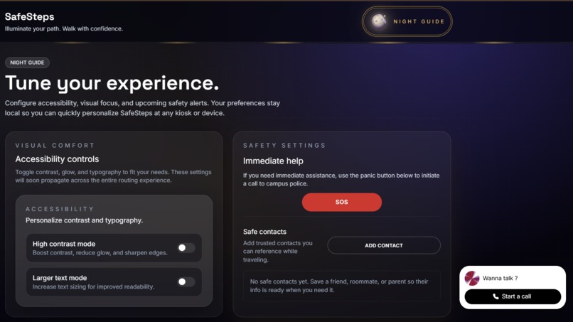 SafeSteps – screenshot 3