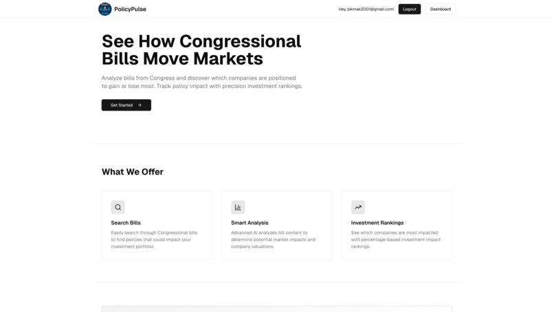 PolicyPulse – screenshot 1