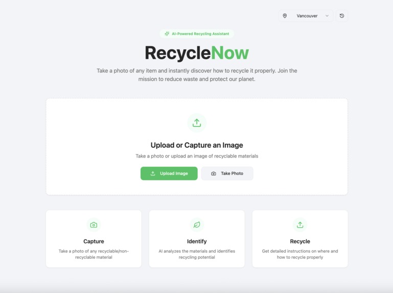RecycleNow – screenshot 1