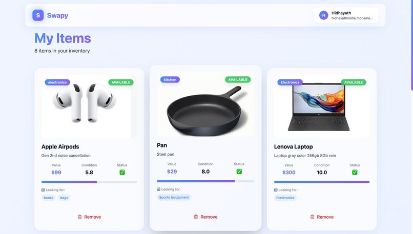 Swapy – screenshot 3