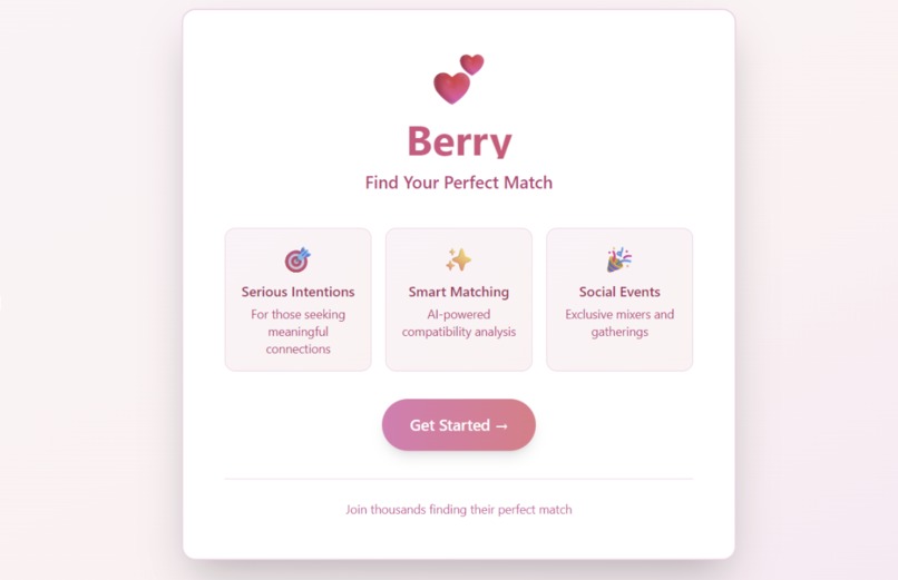 Marry like Berry – screenshot 1