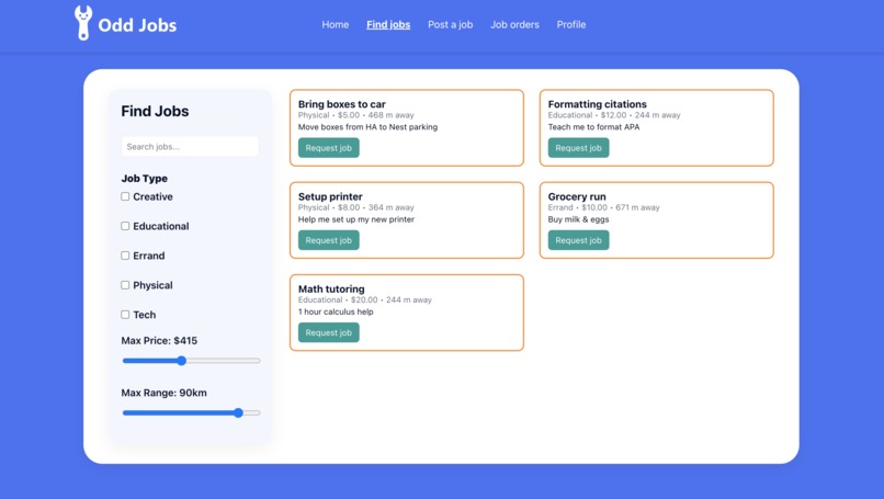 Odd Jobs – screenshot 1