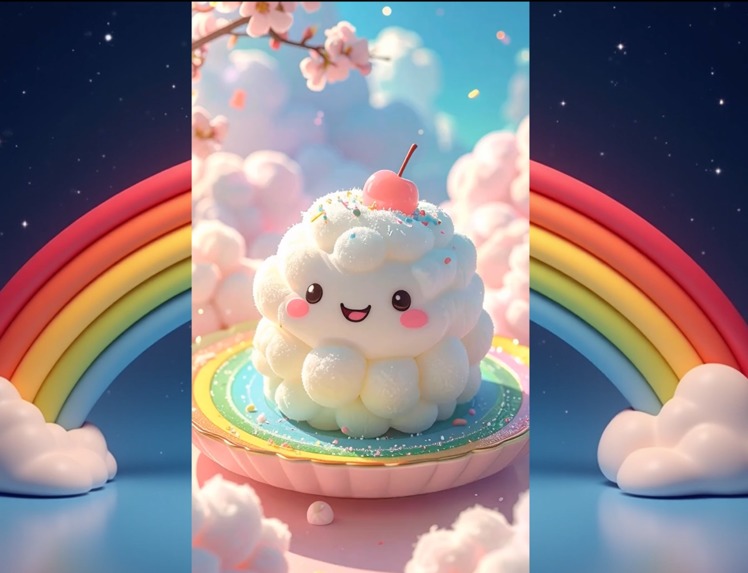 Crystal Rainbow Star Princess- AI Music Video – screenshot 1