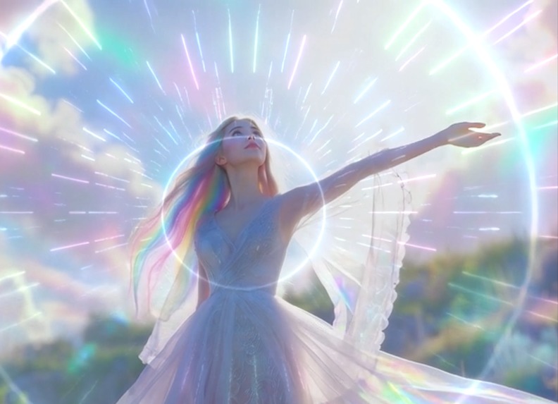 Crystal Rainbow Star Princess- AI Music Video – screenshot 3