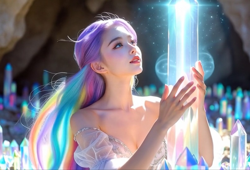 Crystal Rainbow Star Princess- AI Music Video – screenshot 5