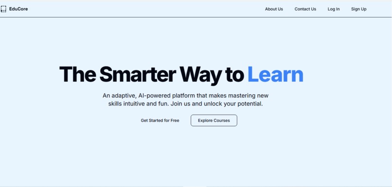 EduCore – screenshot 2