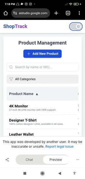  Shop Inventory Management System    – screenshot 2