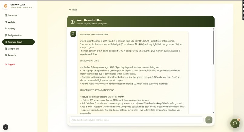 UniWallet - Smarter Wallet, Smarter You – screenshot 7