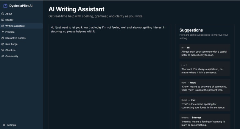 DyslexiaPilot AI-The AI Companion for Student with Dyslexia – screenshot 10