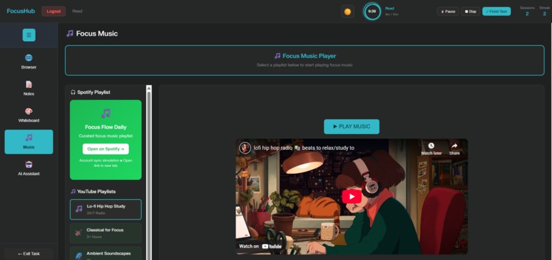 FocusHub – screenshot 3