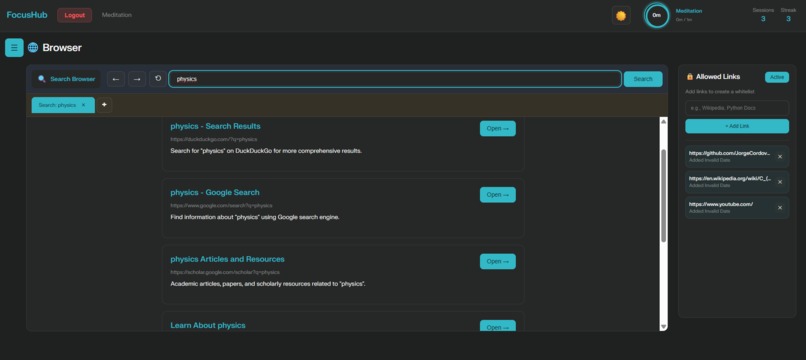 FocusHub – screenshot 5