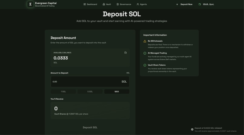 Evergreen Capital – screenshot 2