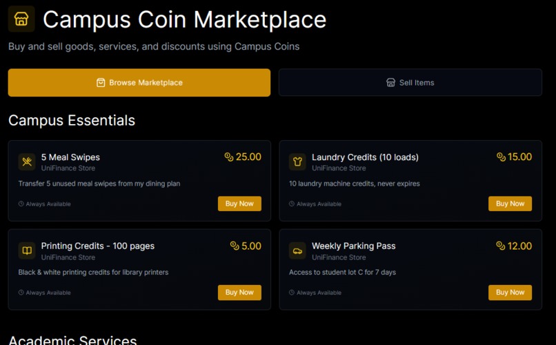 UniFinance – screenshot 5